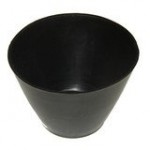 Bonum - Gipsbecher, konische Form, aus Gummi - Größe: 125 x 90 mm