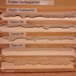 Spritzspachtel Test - Schrumpfung & Rissbildung